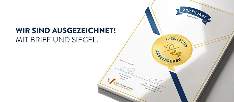 ExzAG2024_820x360_RGB_Berlin.jpg Zertifikat "Exzellenter Arbeitgeber 2024" des Steuerberaterverbands Berlin-Brandenburg für IStB