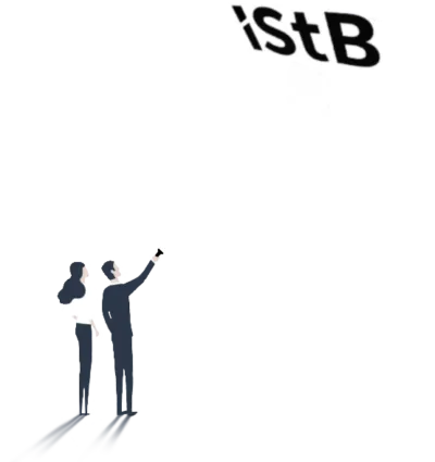 Illustration: Scheinwerfer wird auf den Namen IStB gerichtet – Spotlight auf die Steuerkanzlei